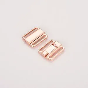 Custom Nickle-free Bikini Clips Snap Plastic Hook Bra Strap Fastener Buckle Swimwear Clasps