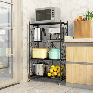 Foldable Wall-Mounted Metal Shelves Stainless Steel and Iron Adjustable for Garage Storage Easy Collapsible Shop Rack