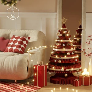 Foldable Paper Christmas Tree-Best-Selling for Malls Homes Desktops Stores Creating Festive Atmosphere