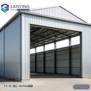 Modern Design Prefabricated Steel Frame Warehouse, Easy-to-assemble , Suitable For Shops And Office Buildings.
