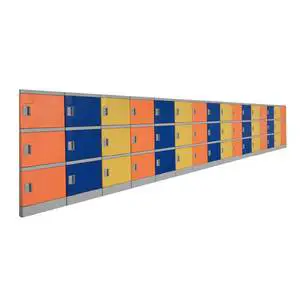 High Quality Durable ABS Waterproof Storage Locker School Gym Changing Room Heavy Duty Plastic Cabinet ISO9001 Certified 5 Year