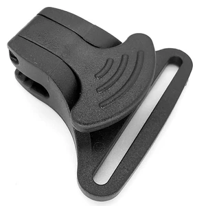 Webbing Black Plastic Snap Hook Clip for Bag Backpack Accessories Outdoor Sports Bag Accessories