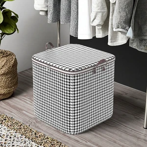 Hot Sale Reusable Foldable Waterproof Non-Woven Quilt Storage Bag Household Clothing Organizer Luggage Carrying Bag