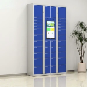 Steel Electronic Intelligent Automatic Storage Cabinet For Gym Warehouse Supermarket Smart Parcel Luggage Locker Cabinet