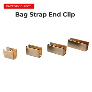 ALALAMU Zinc Alloy Bag Strap End Clip Durable & Adjustable Metal Tail Decoration for Handbags & Luggage