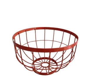 Premium Handmade Eco-Friendly Metal Wire Basket in High Quality Iron with Elegant Luxury Design for Home Hotel Restaurant Use
