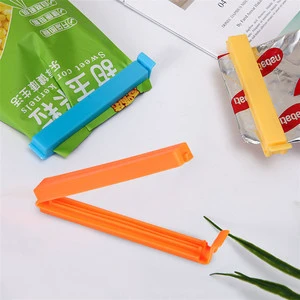 Colorful Hongyi High Quality Promotional Eco-Friendly Foldable PP Plastic Potato Chip Bag Clips For Food Storage And Packing