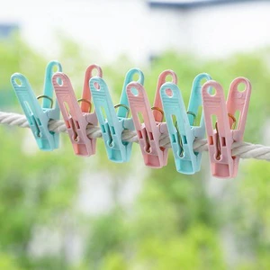 Plastic Airing Clip Windproof Clip Clothespin with Basket