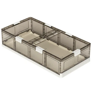 Modern Design Plastic PP Foldable Bed Bottom Storage Box Rectangle Under-Bed Storage for Toys and Clothes