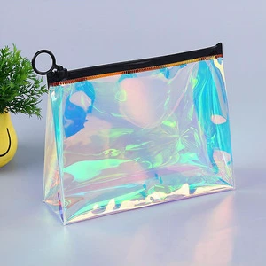 Hot Sale Custom TPU PVC Symphony Waterproof Zipper Make up Bag Travelling Toilet Storage Bags