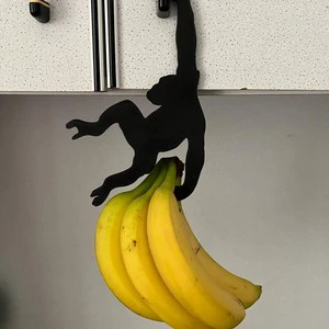 Modern Art 3D-printed PLA Creative Monkey Pendant Gorilla Hook Multi-functional Decorative Storage Rack
