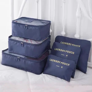 Customized 6-Piece Set Multi-Functional Travel Storage Bag Compression Clothing Storage and Travel Bag