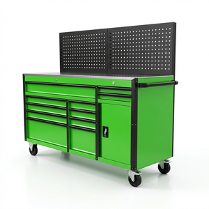 Large 11-Drawer Heavy Duty Steel Tool Storage Cabinet OEM ODM Mobile Workbench Organizer Tool Cart Garage Workshops Tool Trolley