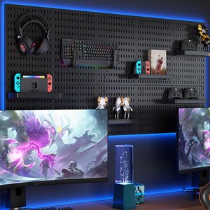 DIY Nordic Wall Pegboard With Hook Hanging Peg Board Racks Display Set Plastic For Organization Kits Peg Board Organizer