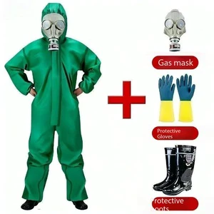 Chemical Resistant Clothing, Acid and Alkali Resistant, Corrosion-resistant, Spray Painted, Dustproof protection