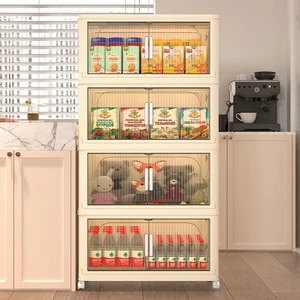Durable Indoor Living Supplies Organizer Foldable Storage Cabinet