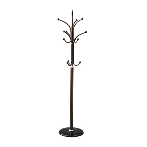 Ironwork Floor Storage Hanging Clothes Rack & Coat Rack-Multifunction Clothing Organizer with Customized Color