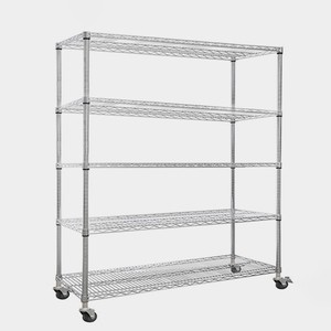 Racks Heavy Duty Metal Steel Storage Shelves 5 Layer Wire Shelf For Sale Racks Shelves