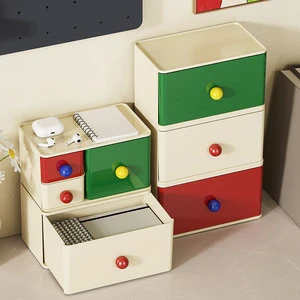 Christmas Desktop Drawer Organizer: Stackable, Dustproof Storage Box for Stationery and Small Items