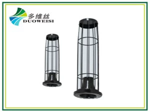 Dust Collector Cage / Galvanized Steel Wire Rustproof Cage