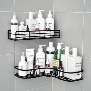 New Household High Quality Bathroom Corner Wall Mount Basket Shelves Storage Organizer
