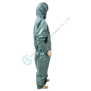 Liquid/dust Proof Disposable Nonwoven Green Garment
