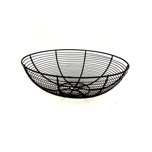 GOURMAID Metal Wire Fruit Basket Wire Storage Basket Kitchen Storage Organizer