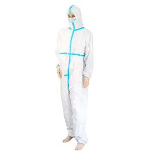 Factory Supply Breathable Non-Woven Disposable Protective Coveralls Safety Suits Anti Dust for Industrial Work Competitive Price