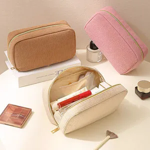 Large Capacity Cosmetic Bag Bulk Custom Logo Makeup Pouch With Zipper Large Capacity for Women Travel Toiletry Bag Organizer