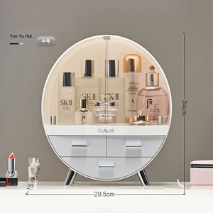 Makeup Organizer , Modern Cosmetic Organizer Makeup Storage Holder , Display Make up Caddy Shelf Organization Boxes Case