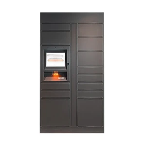Headleader Yellow Red White Blue Metal Locker Small Cubby Locker Steel 24 Door Steel Clothes Storage School Gym Parcel Locker