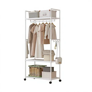 Luxury Coat Hat Rack Simple Design Minimalist Modern Multi-functional Storage Shelf Metal YFJ-6003Exclusively Supplied