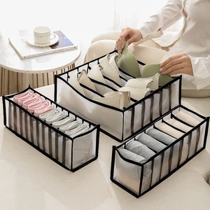 Mesh Storage Compartment for Clothing in Underwear and Bra Closets and Cabinets