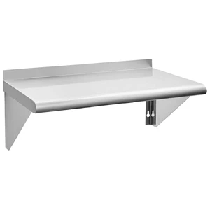 Stainless Steel Wall Shelf for Hotel and Restaurant Use Board Type Wall Shelf Kitchenware Bathroom Home