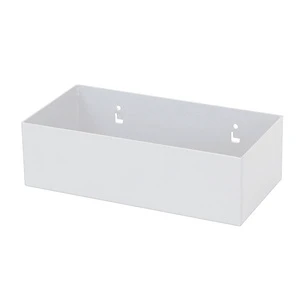 Waterproof Steel Tool Box Metal Rack Heavy-Duty Steel Pegboard Storage Bin Tool Organizer for Garage, Workshop & Office