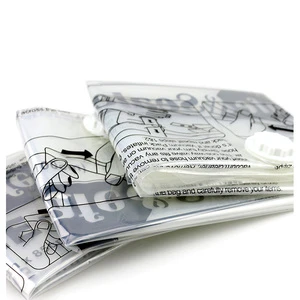 Vacuum Compressed Foldable Double Tier Clothing Organizer Storage Bags Zipper Plastic Nylon Fabric Eco-Friendly Design Pump