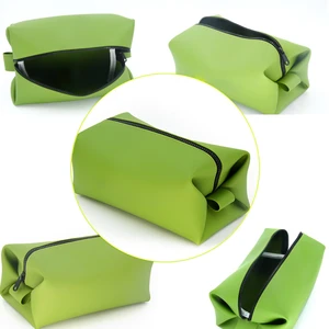 Waterproof Silicone Foldable Portable Durable Toiletry Bag for Men Factory Price Travel Storage for Bathroom Use
