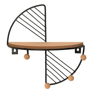 Creative Wall on the Shelf Storage Cosmetics Key Hanger Hook Bedroom Bathroom Free of Punching Wall Wall
