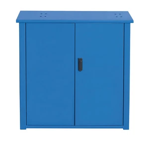 Fervi Storage Cabinet 760x240x680mm Steel Blue Lockable Warehouse Cabinet