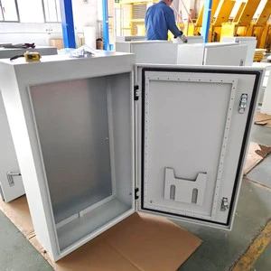 IP55 Waterproof Double Door Floor Standing Electric Metal Box Cabinet Outdoor Box