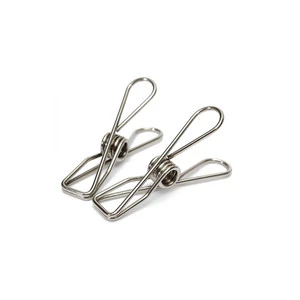 316 Stainless Steel Spring Clip For Clothespin Cloths Pegs Clothes Clips