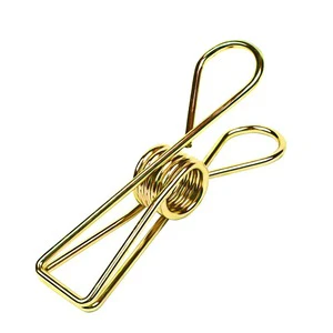 10-Pack Multipurpose Windproof Metal Wire Clip Clothespin Clips