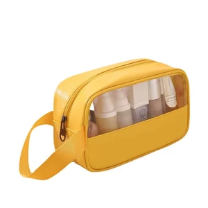 New Splicing Makeup Waterproof Handheld Travel Bag Toilet Bag Large Capacity Toilet Portable Storage Bag