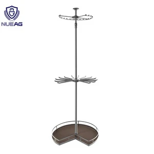 360° Rotating Wardrobe Organizer for Walk-in Closet Space Saving Storage System