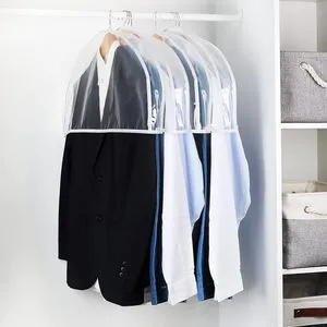 Transparent Shoulder Breathable Clothes, Dust Cover Triangular Cloth Suitable for Suits, Jackets, Thick and Transparent