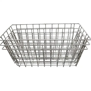 Manufacturer Customized 304 Stainless Steel Wire Mesh Basket Metal Baskets For Storage
