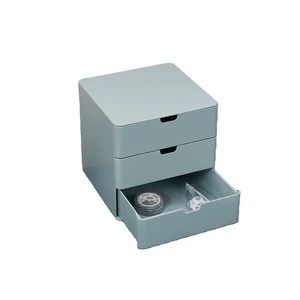 2021 New Eco-Friendly Modern Food Grade PS Multifunction Injection Cosmetic Organizer for Makeup Storage