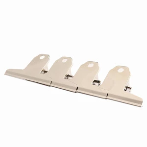 75mm Mountain-shaped Binder Clips Stainless Steel for Office and School Supplies