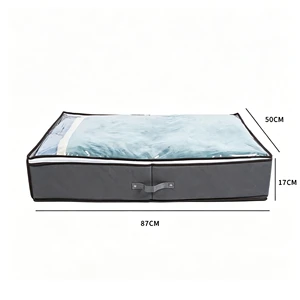 Foldable Under Bed Storage Box, Dustproof Household Storage Organizer Bag for Clothes, Quilts & Toys