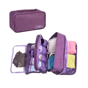 Wholesale Underwear Storage Bags Panty and Bra Travel Clothing Organizer Bags Travel Garment Storage Bags